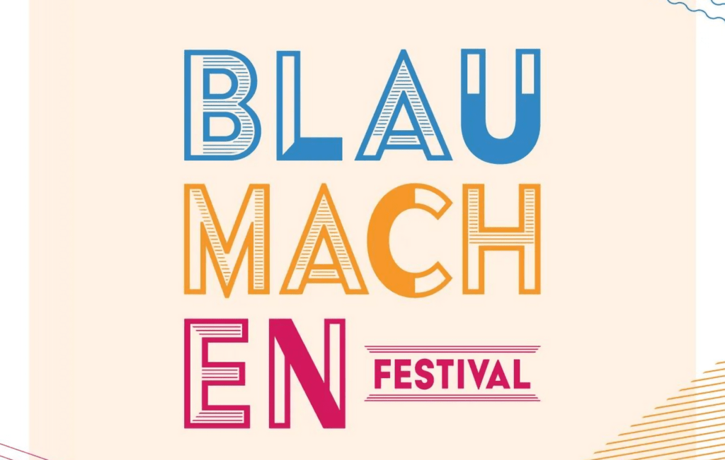 Das Logo vom Blaumachen Festival