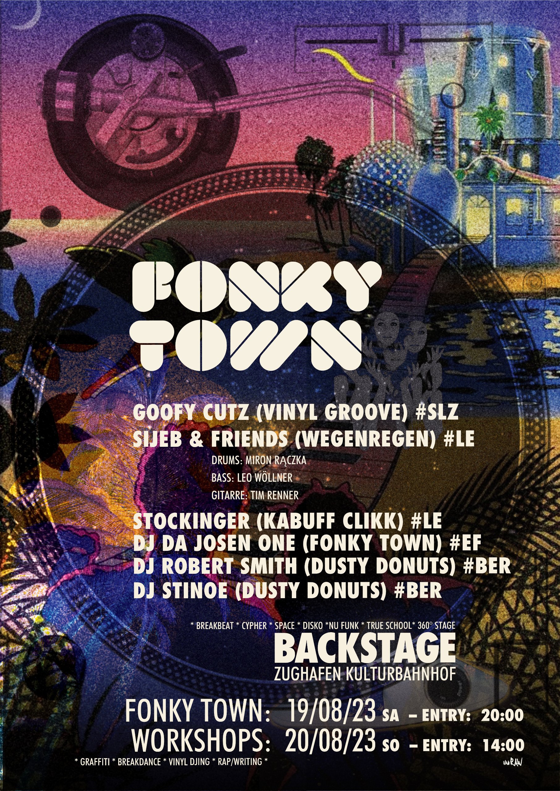 FONKY TOWN 3. Runde - Tag 1: Die Party