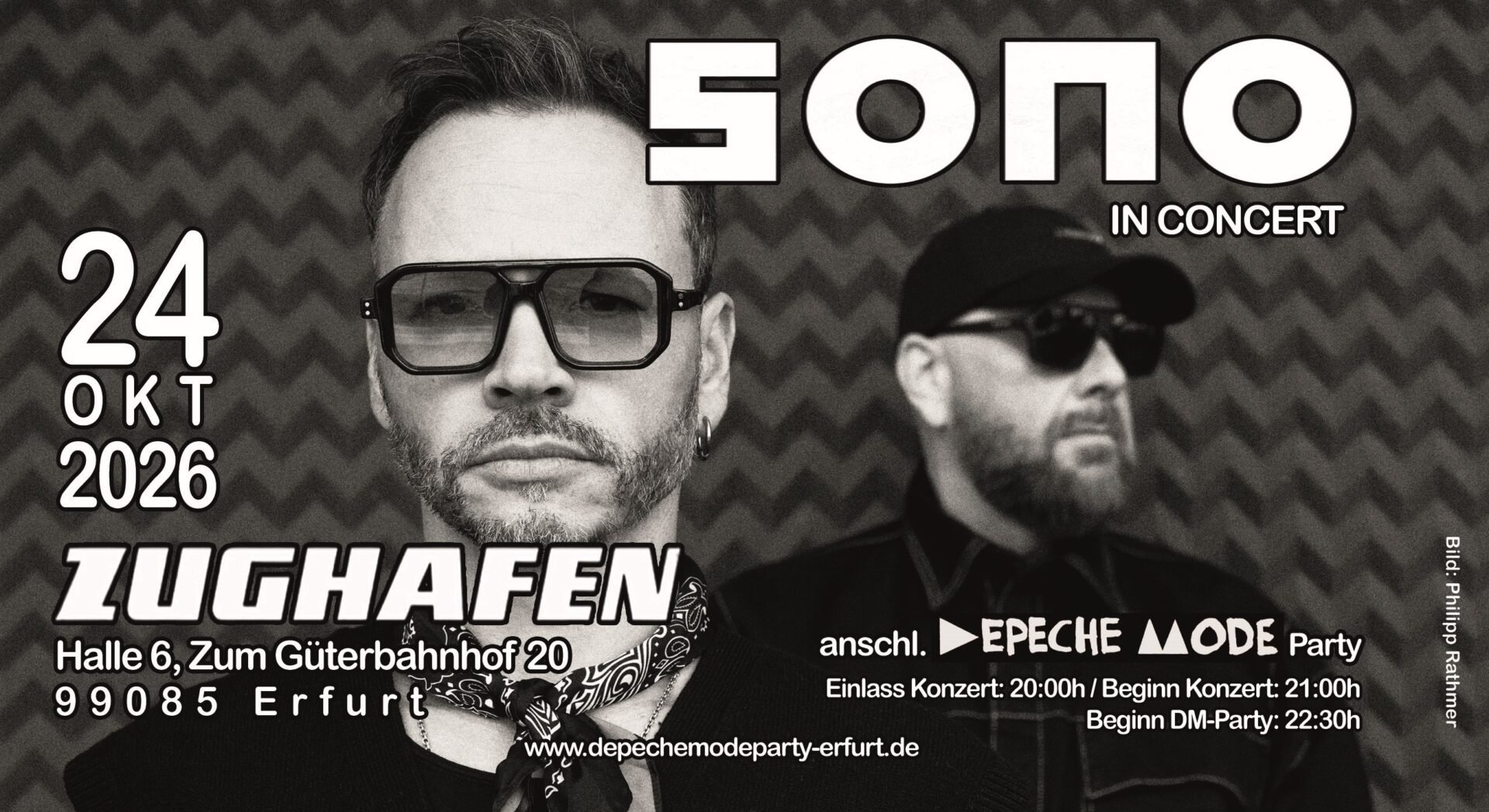SONO Live In Concert anschl. DEPECHE MODE Party