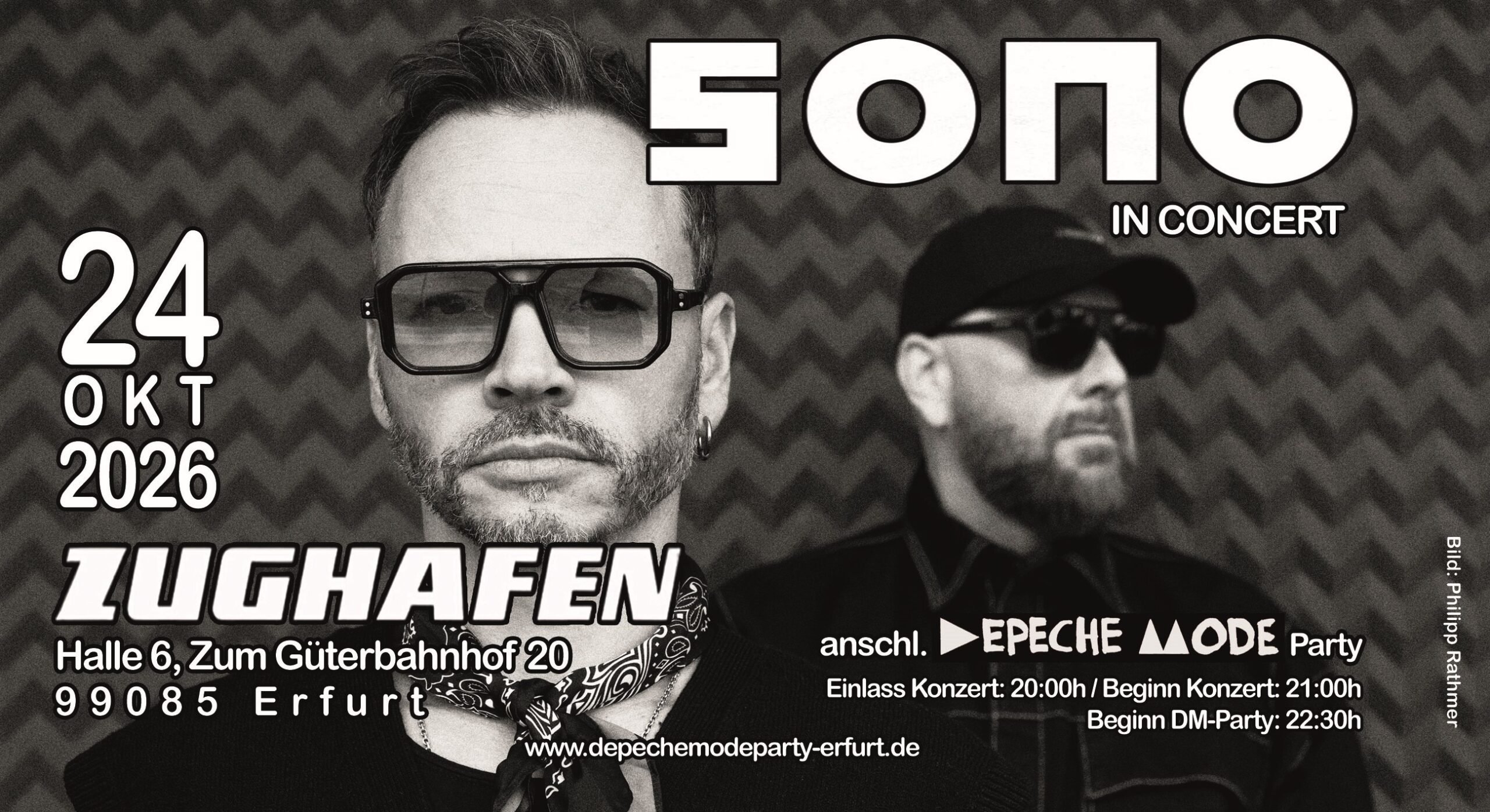 SONO Live In Concert anschl. DEPECHE MODE Party