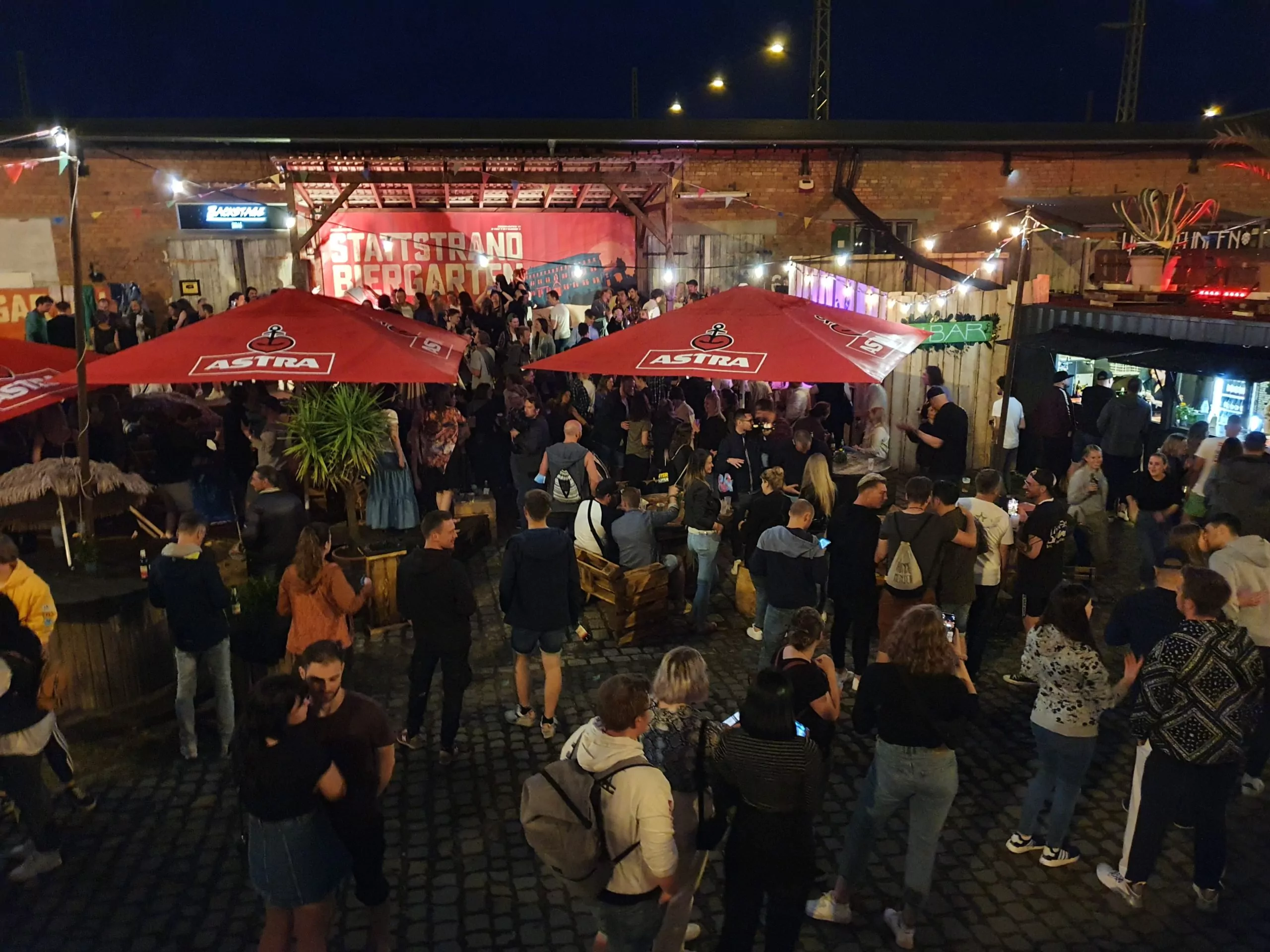Stattstrand mit Publikum
