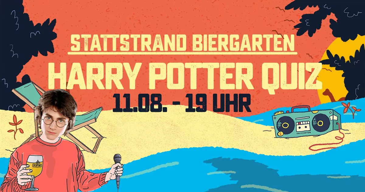 HARRY POTTER BIERGARTEN QUIZ am STATTSTRAND