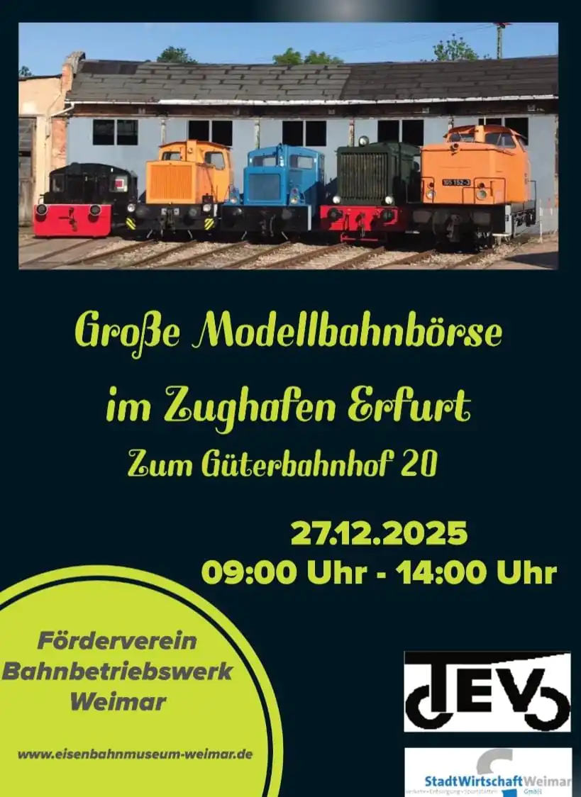 Große Modellbahnbörse Erfurt