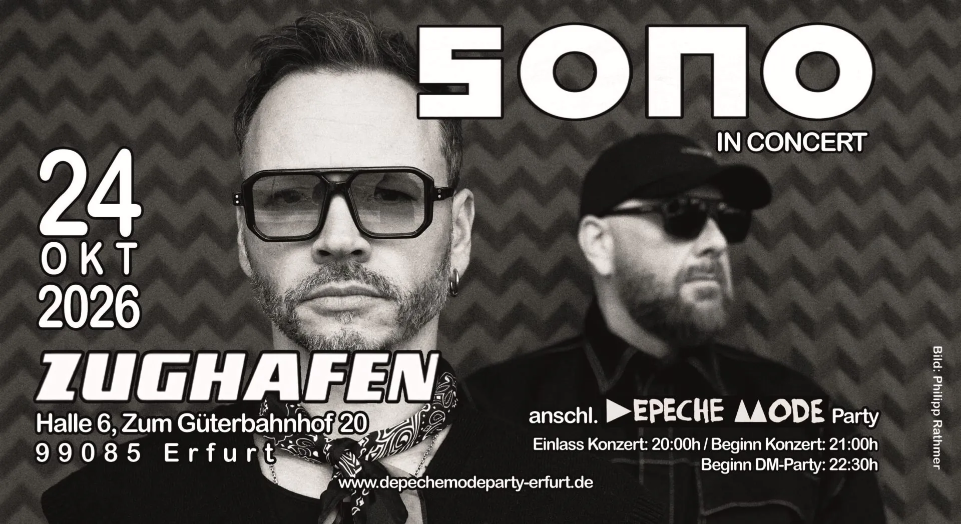 SONO Live In Concert anschl. DEPECHE MODE Party